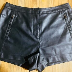 BCBG Leather Shorts